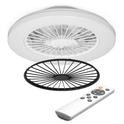 Ventilateur de plafond avec eclairage Led + telecommande COOL CLIMA - 2