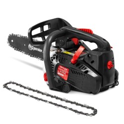 Elagueuse thermique 25cc - guide 25cm - 2 temps - Livree avec 2 chaa®nes - Elem Garden