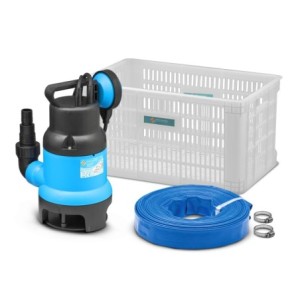 Kit pompe vide caves eaux chargaees 400W + tuyau d aevacuation 10M - Ekko Pumps