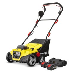 Balayeuse pour gazon synthetique sur batterie - 2 x 20V - 4Ah - Gardeo Pro