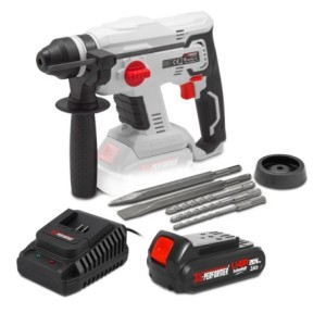 Marteau perforateur sans fil 20V avec moteur a  induction avec batterie 2Ah - X-Performer