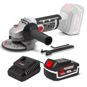 Meuleuse d'angle sans fil 20V - 115mm avec batterie 4Ah - X-Performer