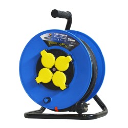Enrouleur 4 prises-h07rn-3g2.5mmÂ²-25M -I-watts Pro I-WATTS PRO - 1