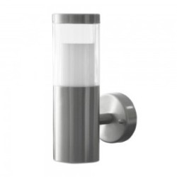 Applique murale extérieure Inox LED 7W + Bluetooth - Lumiére blanc froid 6000K - IP44