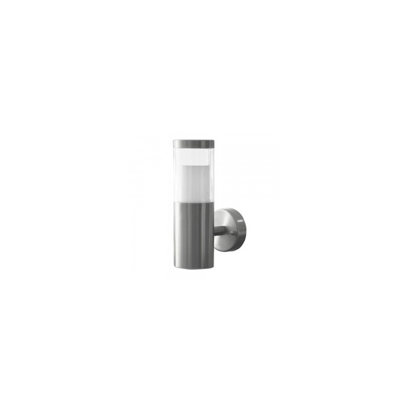 Applique murale extérieure Inox LED 7W + Bluetooth - Lumiére blanc froid 6000K - IP44
