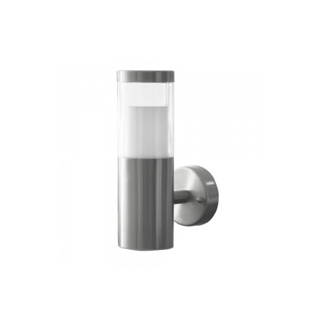 Applique murale extérieure Inox LED 7W + Bluetooth - Lumiére blanc froid 6000K - IP44