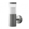 Applique murale extérieure Inox LED 7W + Bluetooth - Lumiére blanc froid 6000K - IP44