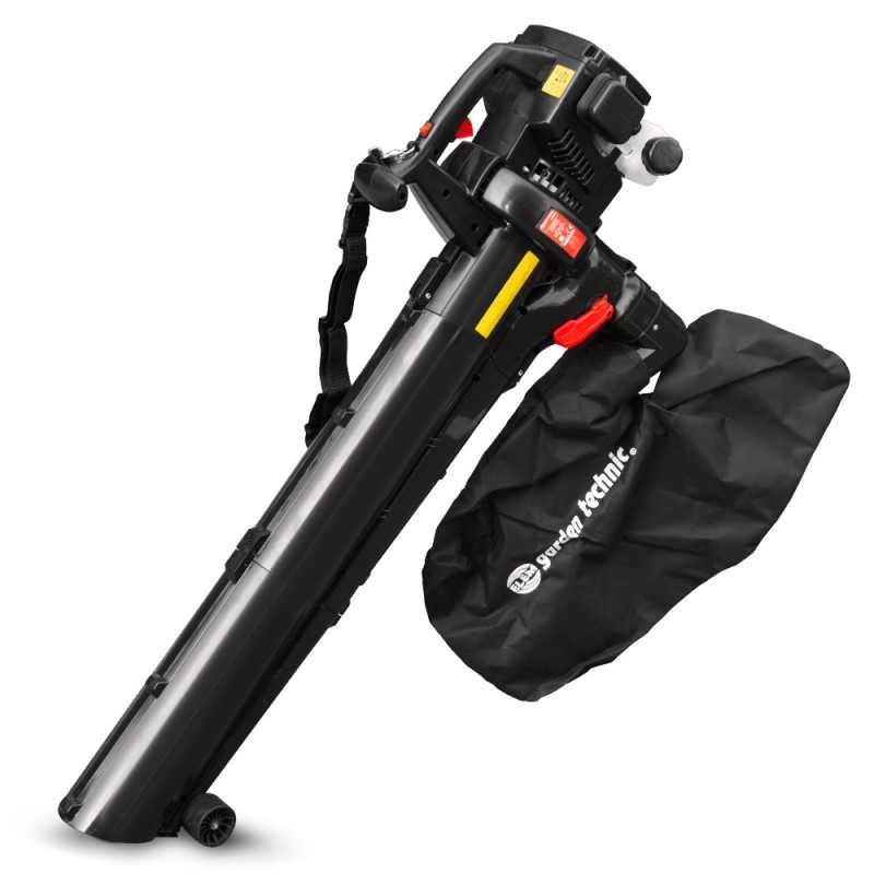 Aspirateur souffleur broyeur thermique 30CC, 200 km/h, 40 litres Aspirateur souffleur broyeur thermique 30CC, 200 km/h, 40 litres