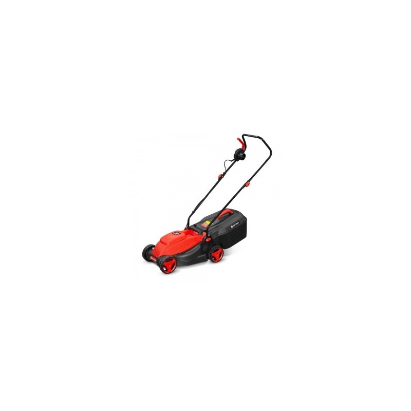 Tondeuse a  gazon électrique 1300W - Largeur 32cm, 3 Hauteurs de Coupe, Bac 25L - Elem Garden