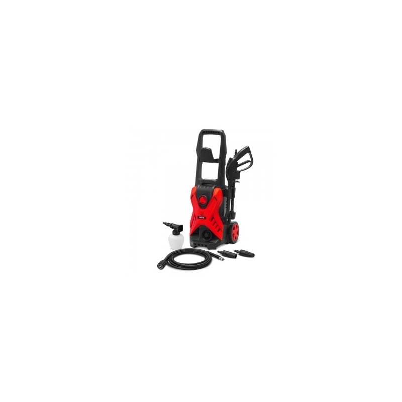 Nettoyeur haute pression 1700W - 135 bars sur roues - Buse turbo et buse rotative - Brick